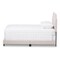 Baxton Studio Willis Modern Light Beige Upholstered Full Size Bed 136-7460 - alternate 7